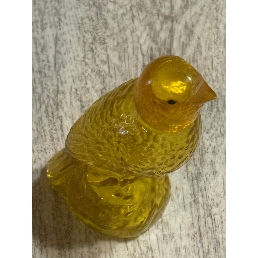 Vintage Avon Moonwind Cologne Amber Glass Bird Figurine Bottle 1.75 oz 22629